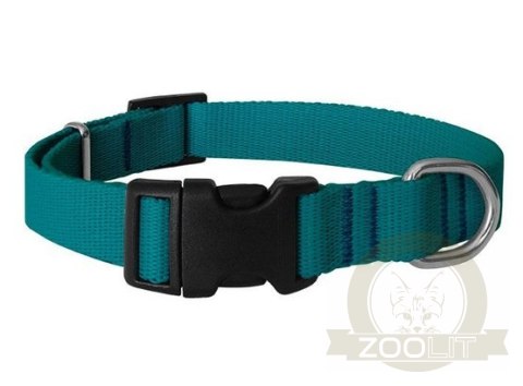CHABA Obroża taśma regulowana gładka 16mm/42cm morska CHABA Obroża taśma regulowana gładka 16mm/42cm morska