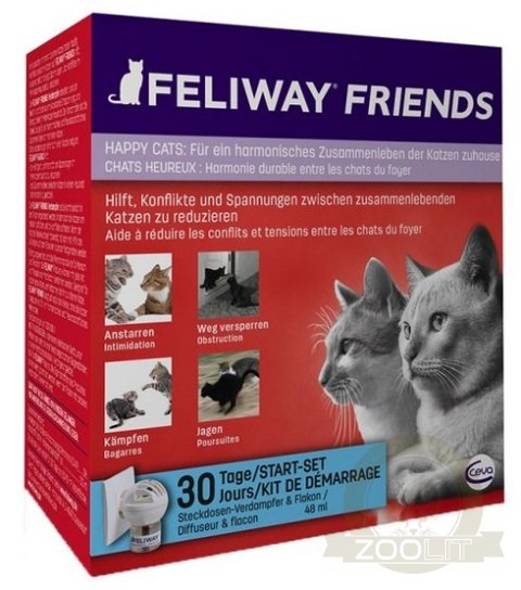 Feliway Friends - kocie feromony Zestaw Startowy (Dyfuzor+wkład) Feliway Friends - kocie feromony Zestaw Startowy (Dyfuzor+wkład)