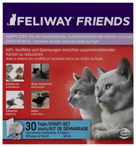 Feliway Friends - kocie feromony Zestaw Startowy (Dyfuzor+wkład) Feliway Friends - kocie feromony Zestaw Startowy (Dyfuzor+wkład)