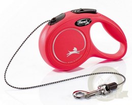 Flexi New Classic Smycz linka XS 3m czerwona [FL-2405]