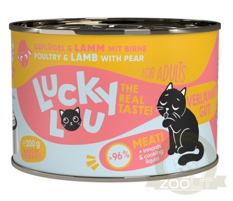 Lucky Lou Lifestage Adult Drób i jagnięcina puszka 200g Lucky Lou Lifestage Adult Drób i jagnięcina puszka 200g