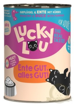 Lucky Lou Lifestage Adult Drób i kaczka puszka 400g