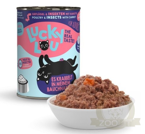 Lucky Lou Lifestage Adult Drób i owady puszka 400g Lucky Lou Lifestage Adult Drób i owady puszka 400g