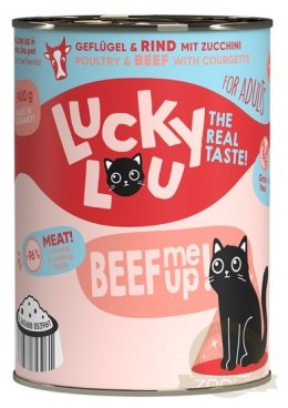 Lucky Lou Lifestage Adult Drób i wołowina puszka 400g