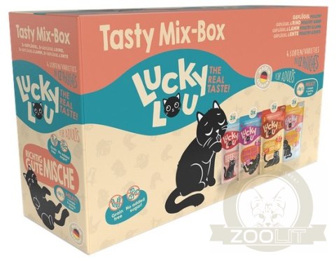 Lucky Lou Lifestage Adult Tasty Mix-Box saszetki 12x125g Lucky Lou Lifestage Adult Tasty Mix-Box saszetki 12x125g
