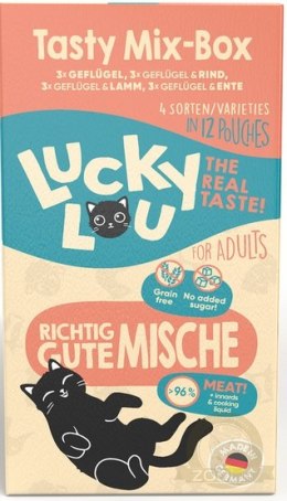 Lucky Lou Lifestage Adult Tasty Mix-Box saszetki 12x125g