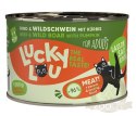 Lucky Lou Lifestage Adult Wołowina i dzik puszka 200g