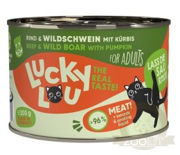 Lucky Lou Lifestage Adult Wołowina i dzik puszka 200g