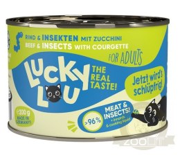 Lucky Lou Lifestage Adult Wołowina i owady puszka 200g