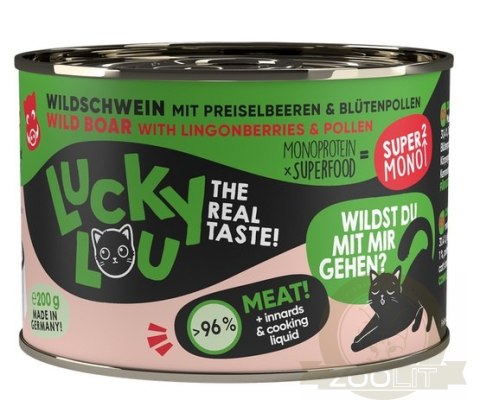 Lucky Lou SuperMono Dzik puszka 200g Lucky Lou SuperMono Dzik puszka 200g