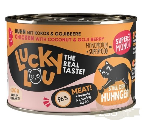 Lucky Lou SuperMono Kurczak puszka 200g Lucky Lou SuperMono Kurczak puszka 200g
