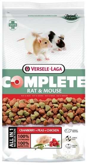 Versele-Laga Rat & Mouse Complete pokarm dla szczura i myszy 500g Versele-Laga Rat & Mouse Complete pokarm dla szczura i myszy 500g