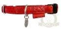Zolux Obroża regulowana Mac Leather 20mm Czerwona [522040RO]