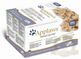 Applaws miseczki dla kota Chicken Selection Multi Pack 8x60g