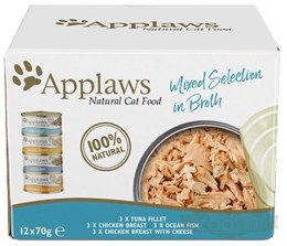 Applaws puszki dla kota Multipack Mixed 12x70g