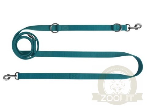 CHABA Smycz taśma regulowana gładka 16mm/260cm morska CHABA Smycz taśma regulowana gładka 16mm/260cm morska