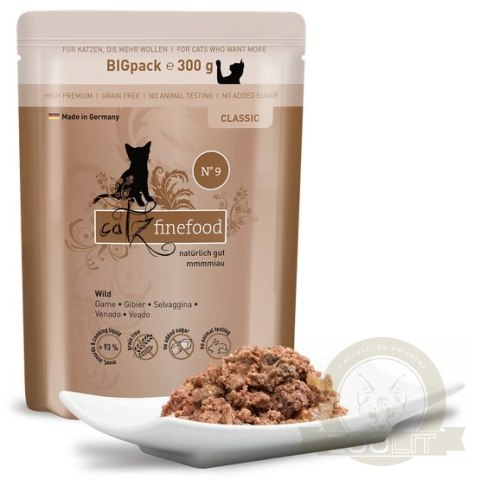 Catz Finefood Classic N.09 Dziczyzna saszetka 300g Catz Finefood Classic N.09 Dziczyzna saszetka 300g
