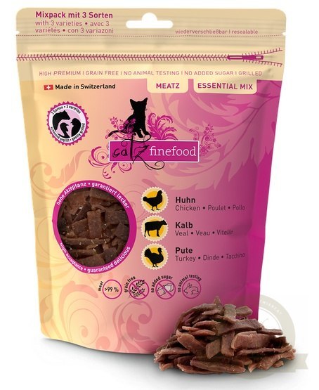 Catz Finefood Meatz Essential Mix - kurczak, indyk, cielęcina 45g Catz Finefood Meatz Essential Mix - kurczak, indyk, cielęcina 45g