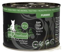 Catz Finefood Purrrr N.115 Kaczka puszka 200g
