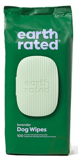 Earth Rated Chusteczki kompostowalne lawendowe 100szt Earth Rated Chusteczki kompostowalne lawendowe 100szt