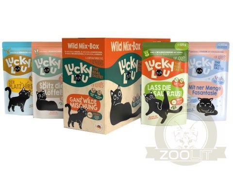 Lucky Lou Lifestage Adult Wild Mix-Box saszetki 12x125g Lucky Lou Lifestage Adult Wild Mix-Box saszetki 12x125g