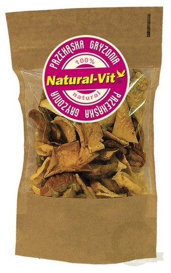 Natural-Vit Przekąska Gryzonia Jabłka suszone 50g