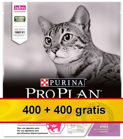 Purina Pro Plan Cat Adult Delicate Digestion z indykiem 800g (400+400g gratis) Purina Pro Plan Cat Adult Delicate Digestion z indykiem 800g (400+400g gratis)