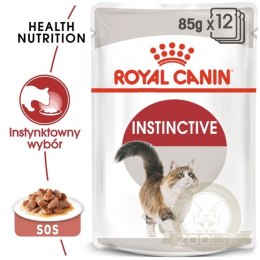 Royal Canin Instinctive w sosie karma mokra dla kotów dorosłych, wybrednych saszetka 85g