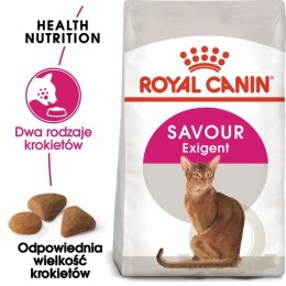 Royal Canin Savour Exigent karma sucha dla kotów dorosłych, wybrednych, kierujących się teksturą krokieta 2kg