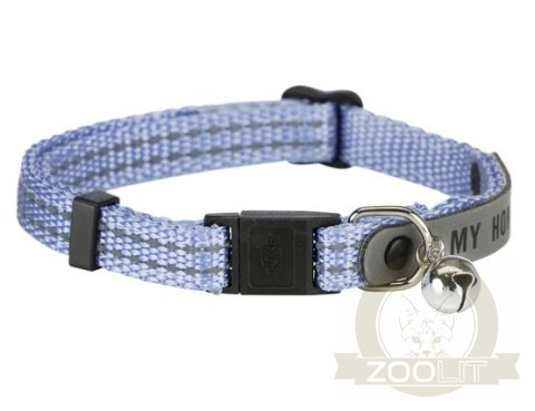 Trixie Obroża nylon dla kota z plakietką adresową [41576]
