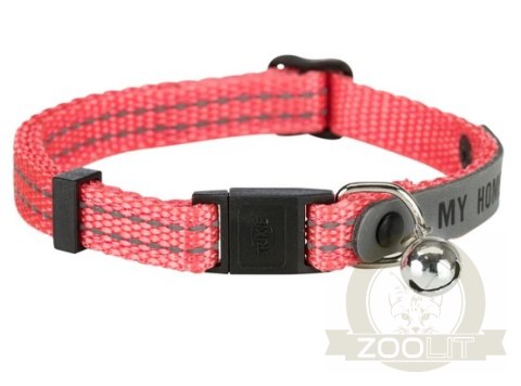 Trixie Obroża nylon dla kota z plakietką adresową [41576]