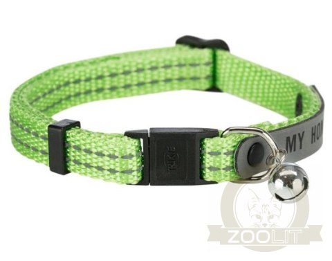 Trixie Obroża nylon dla kota z plakietką adresową [41576]