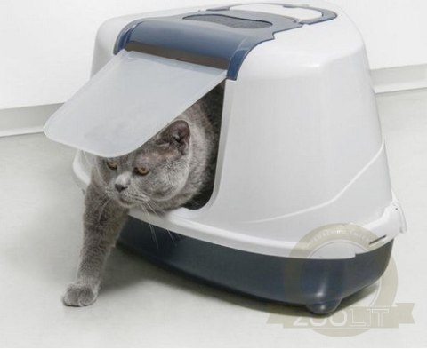 Yarro/Moderna Toaleta narożna z filtrem granatowa [Y3401]