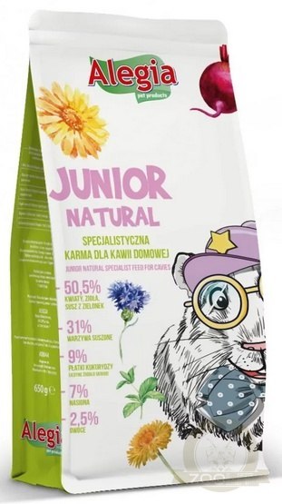 Alegia Junior Natural dla kawii domowej 650g Alegia Junior Natural dla kawii domowej 650g