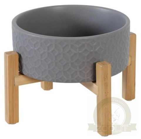 Zolux Miska ceramiczna dla psa Keramo Solo 700ml szara Zolux Miska ceramiczna dla psa Keramo Solo 700ml szara