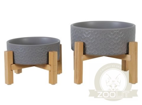 Zolux Miska ceramiczna dla psa Keramo Solo 700ml szara Zolux Miska ceramiczna dla psa Keramo Solo 700ml szara