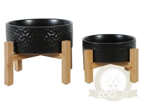 Zolux Miska ceramiczna dla psa i kota Keramo Solo 300ml czarna Zolux Miska ceramiczna dla psa i kota Keramo Solo 300ml czarna