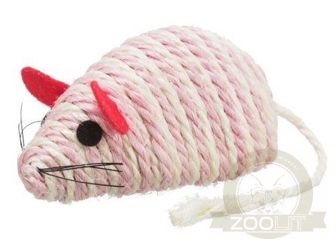 Trixie Mysz z sizalu 10cm [TX-4074]