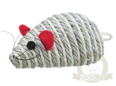 Trixie Mysz z sizalu 10cm [TX-4074]