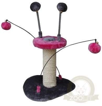 Yarro Drapak Mini UFO różowo-szary 23x24x25cm [Y1144]