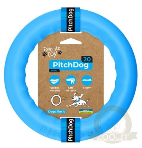 Collar PitchDog20 Pierścień do aportowania 20cm niebieski Collar PitchDog20 Pierścień do aportowania 20cm niebieski