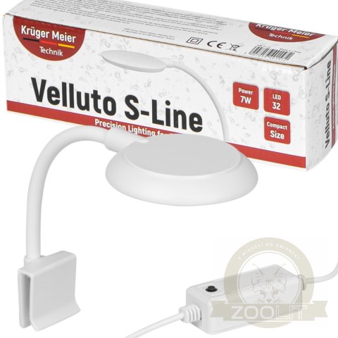 Kruger Meier Velluto S-Line - lampa LED do akwarium 10l - 40l Kruger Meier Velluto S-Line - lampa LED do akwarium 10l - 40l