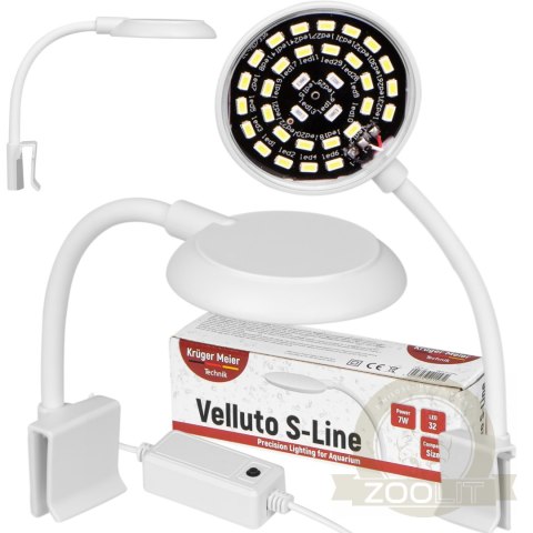 Kruger Meier Velluto S-Line - lampa LED do akwarium 10l - 40l Kruger Meier Velluto S-Line - lampa LED do akwarium 10l - 40l