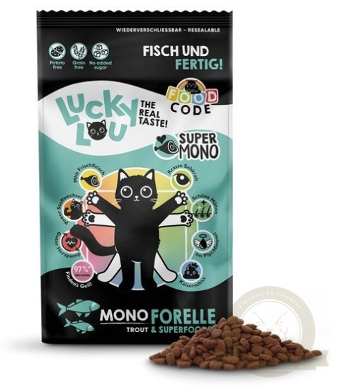 Lucky Lou Food Code Mono Pstrąg 340g Lucky Lou Food Code Mono Pstrąg 340g
