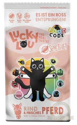 Lucky Lou Food Code Sensitive Wołowina & Konina 1,7kg