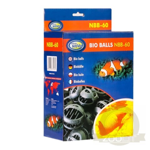 Aqua Nova Bio Balls 60szt - wkład do filtra Aqua Nova Bio Balls 60szt - wkład do filtra