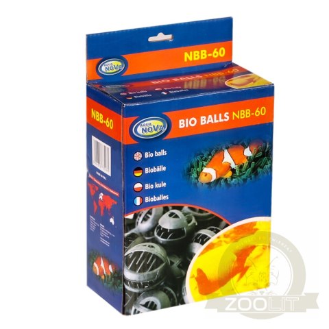 Aqua Nova Bio Balls 60szt - wkład do filtra Aqua Nova Bio Balls 60szt - wkład do filtra