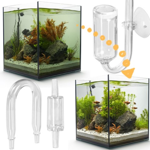 Kruger Meier NeXus Set CO2 - dyfuzor kolanko i zawór zwrotny do CO2 Kruger Meier NeXus Set CO2 - dyfuzor kolanko i zawór zwrotny do CO2