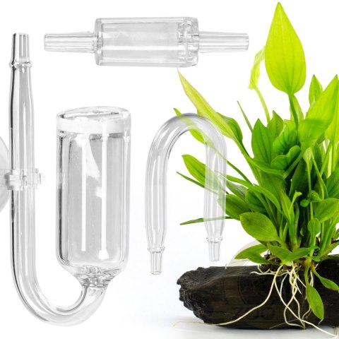 Kruger Meier NeXus Set CO2 - dyfuzor kolanko i zawór zwrotny do CO2 Kruger Meier NeXus Set CO2 - dyfuzor kolanko i zawór zwrotny do CO2
