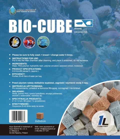 Aqua Specto BIO-CUBE 1L Aqua Specto BIO-CUBE 1L